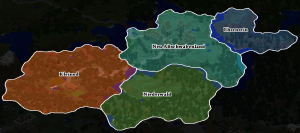 Altschwabenland and its surroundings